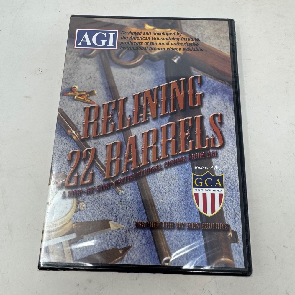 AGI Relining .22 Barrels DVD‎ Ken Brooks American Gunsmithing Institute Course